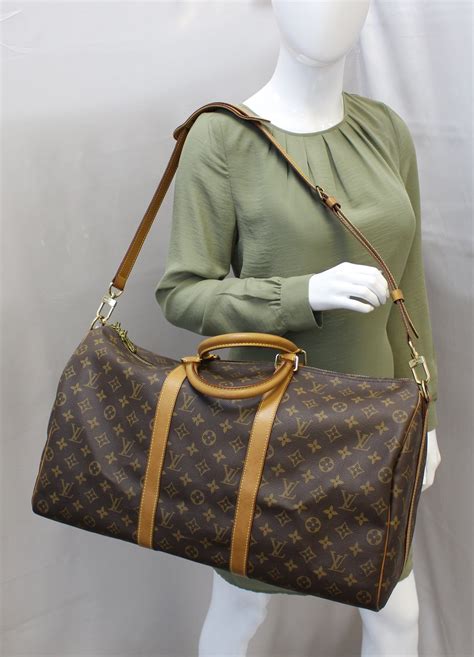 lv keep all bag|louis vuitton keepall bandouliere bag.